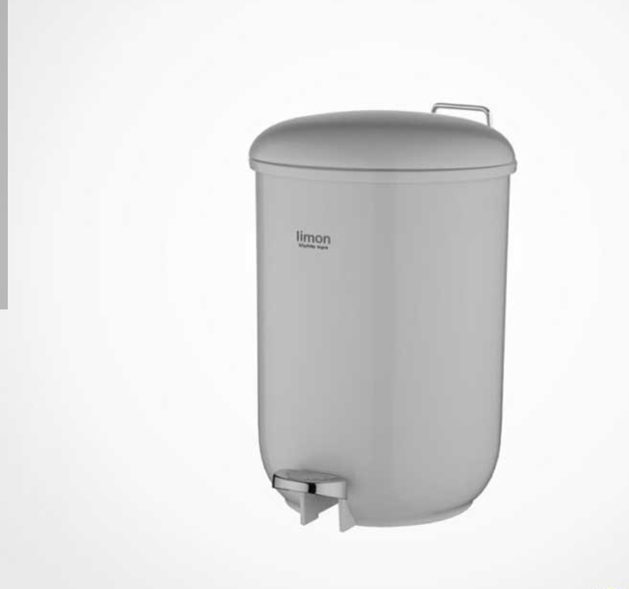 سطل گرد 3 لیتری الوان کد 186435 لیمون