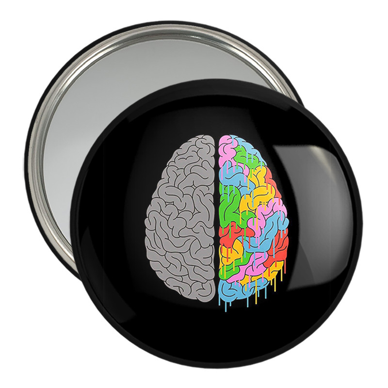 آینه جیبی خندالو مدل مغز Brain کد 31068 – با بهترین کیفیت