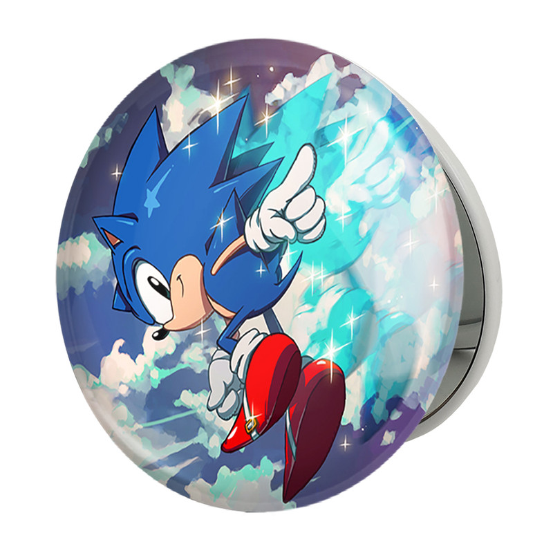 ارسال دیجی کالا آینه جیبی خندالو طرح سونیک Sonic مدل تاشو کد 37033 ارسال دیجی کالا