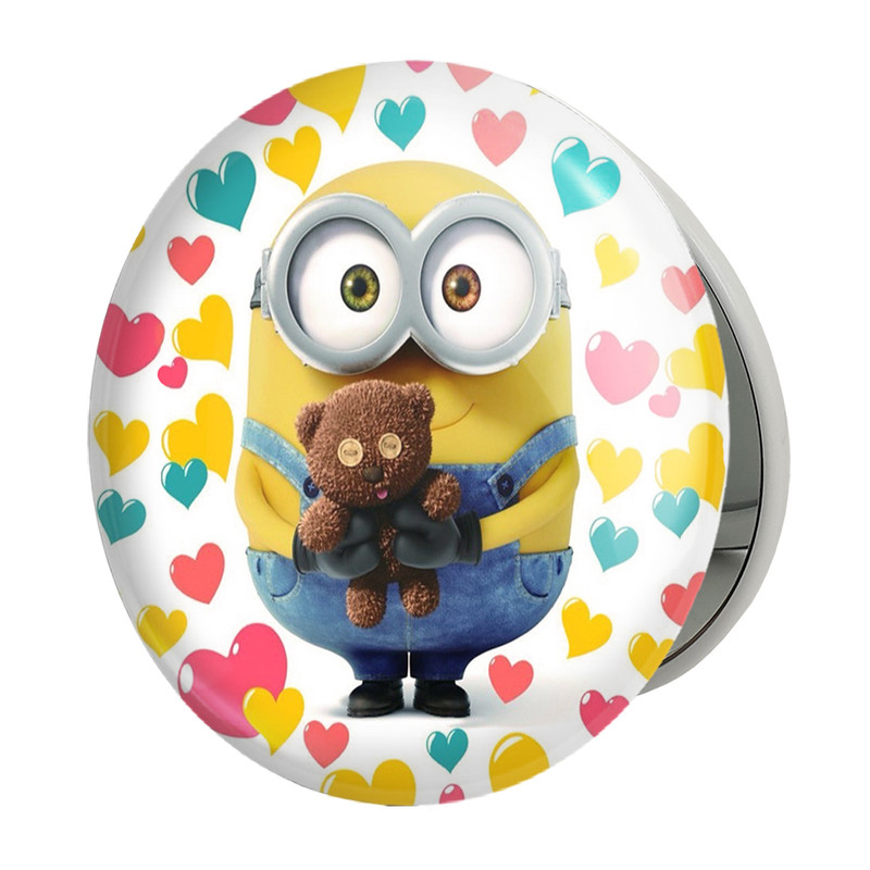 آینه جیبی خندالو طرح مینیون Minions مدل تاشو کد 2441 – با بهترین کیفیت مدل 1