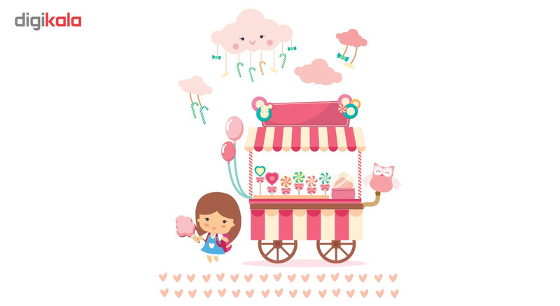 استیکر سالسو طرح Candy Carriage