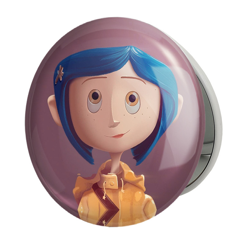 آینه جیبی خندالو طرح کورالاین Coraline مدل تاشو کد 20787 – با بهترین کیفیت