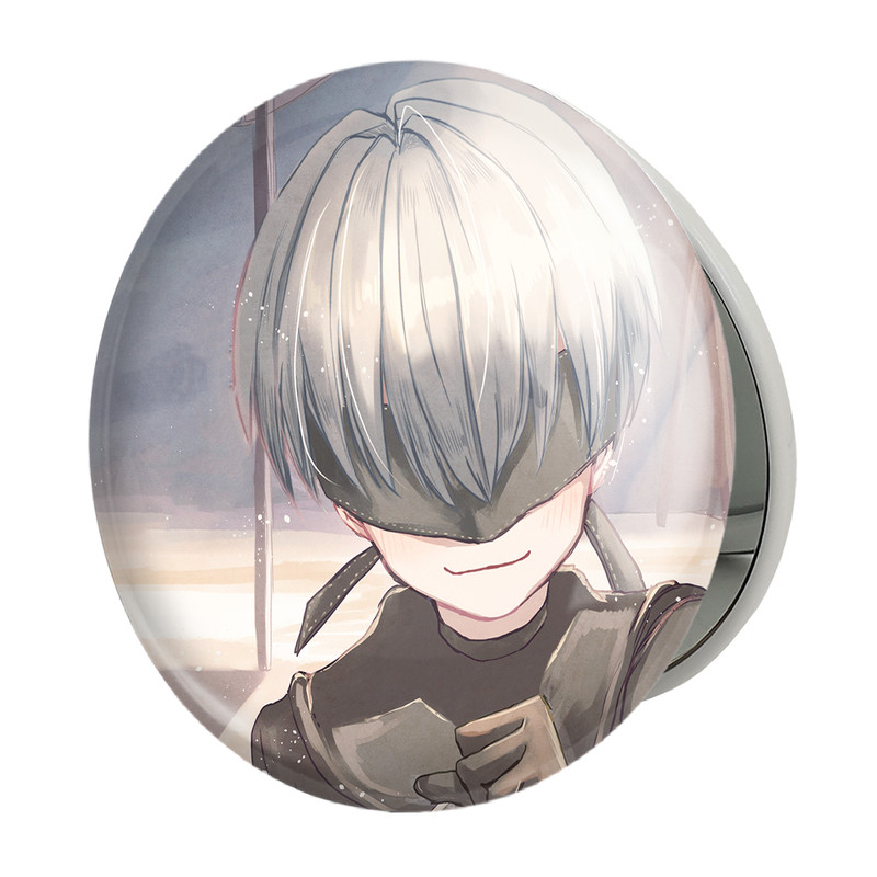 آینه جیبی خندالو طرح بازی نیر اتوماتا Nier Automata مدل تاشو کد 31585 – با بهترین کیفیت