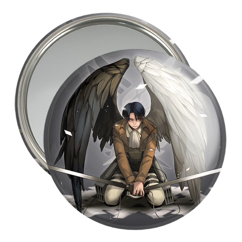 ارسال دیجی کالا آینه جیبی خندالو مدل لیوای انیمه اتک آن تایتان Attack on Titan کد 18556 ارسال دیجی کالا