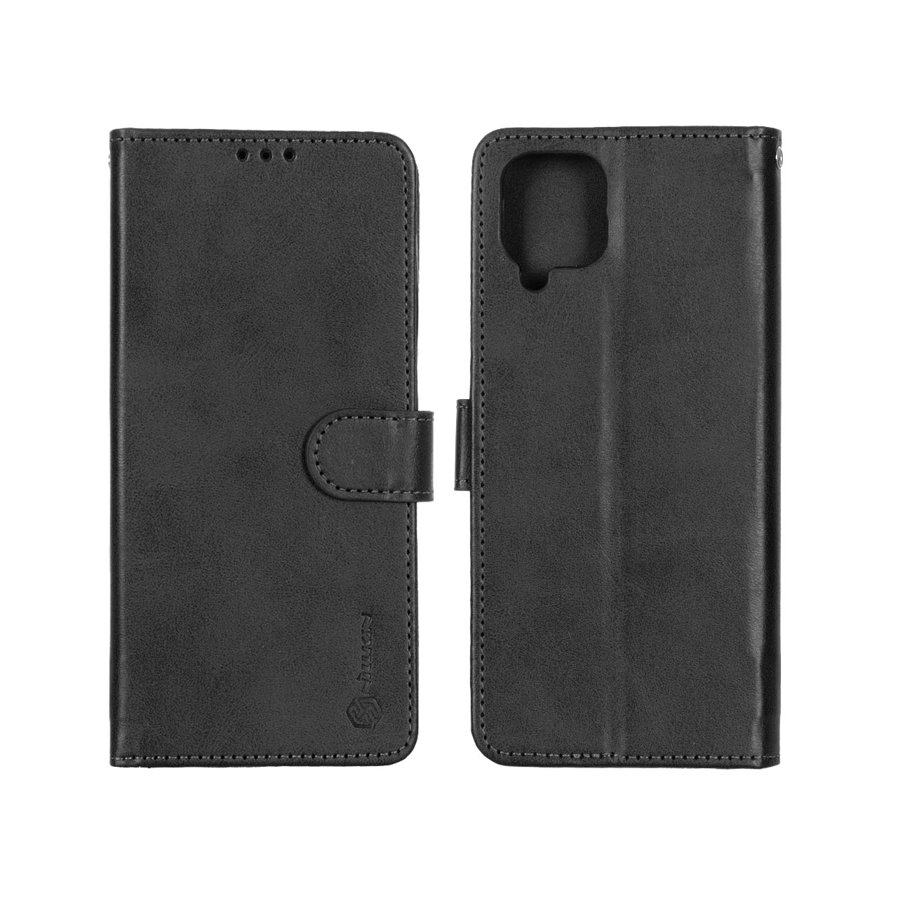 کیف گوشی Galaxy A12 - Galaxy M12 سامسونگ مگنتی نیلکین NILLKIN طرح چرم کتابی مشکی کد 99717