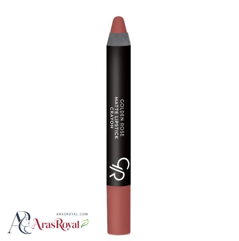 رژ لب مدادی مات گلدن رز Golden Rose مدل Crayon شماره 21