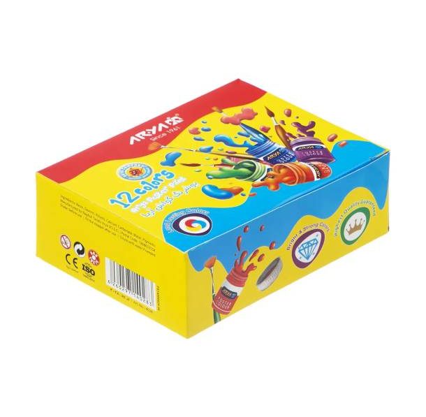 پوشرنگ گواش آریا 12 عددی