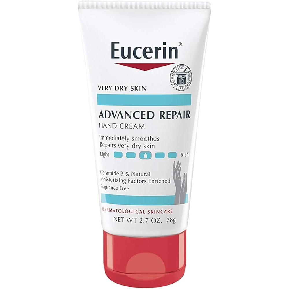 کرم دست اوسرین مدل ترمیم کننده پیشرفته (Eucerin Advanced Repair Hand Cream) نرمی و لطافت بی نظیر، حتی برای خشک تر