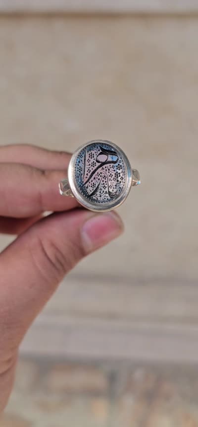 انگشتر درنجف اصلی خط،یازهرا 