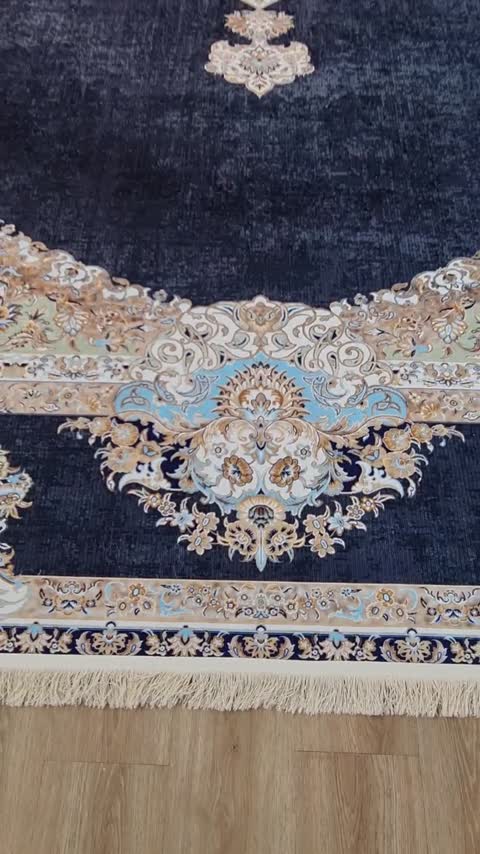 فرشینه مخمل ترک ضد لغزش بدون پرز مدل L413 (قابل سفارش در ابعاد دلخواه)