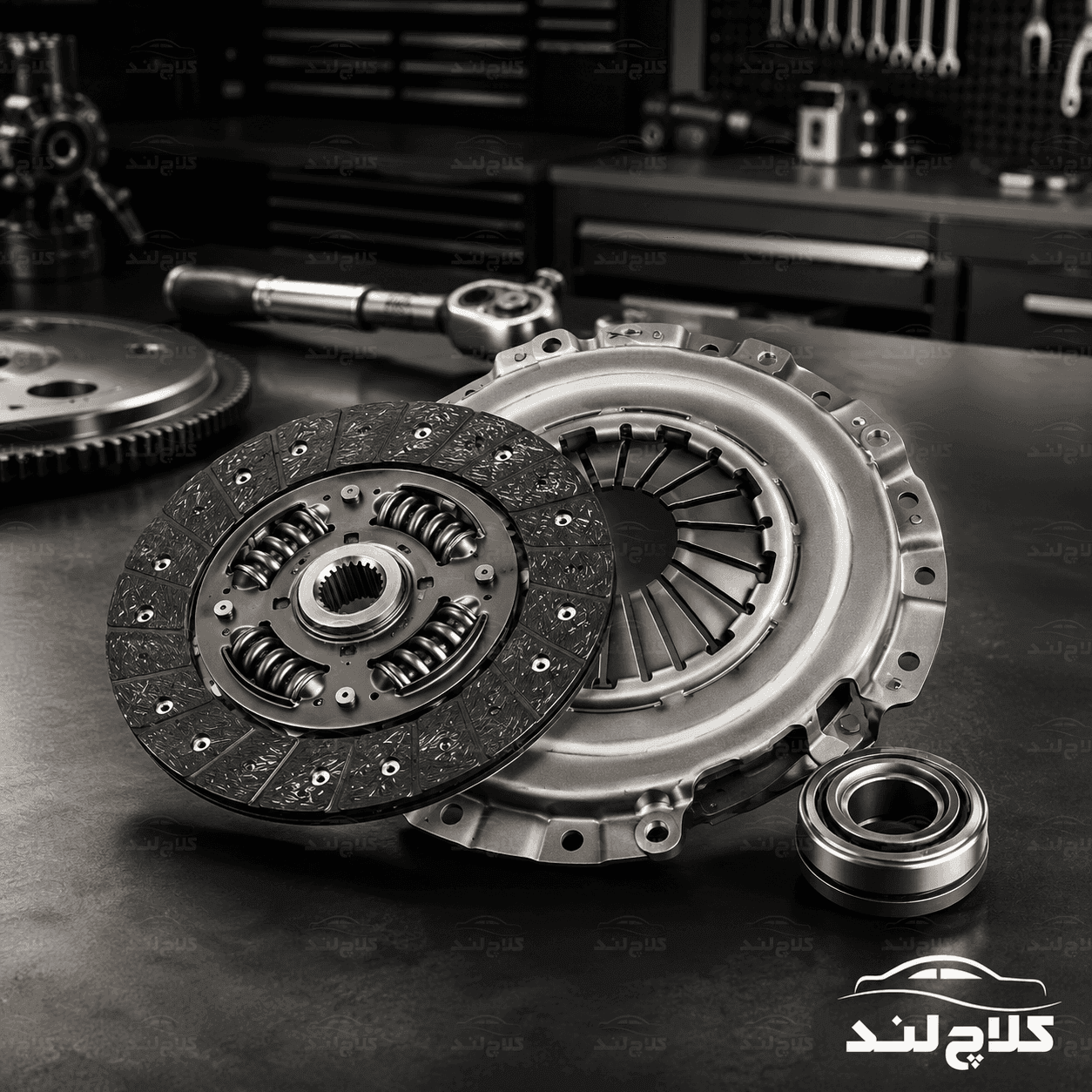 کیت کامل دیسک و صفحه کلاچ ساینا تیبا کوییک قطر 215 هرینگتون