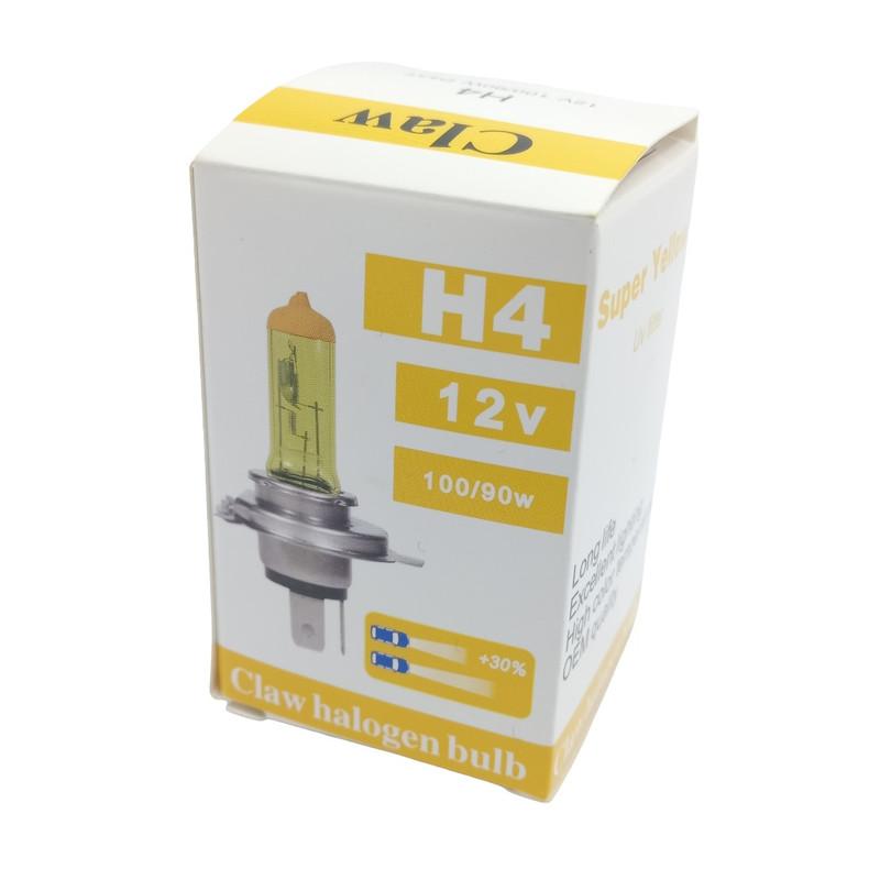 لامپ چراغ خودرو کلاو مدل YELLOW پایه H4