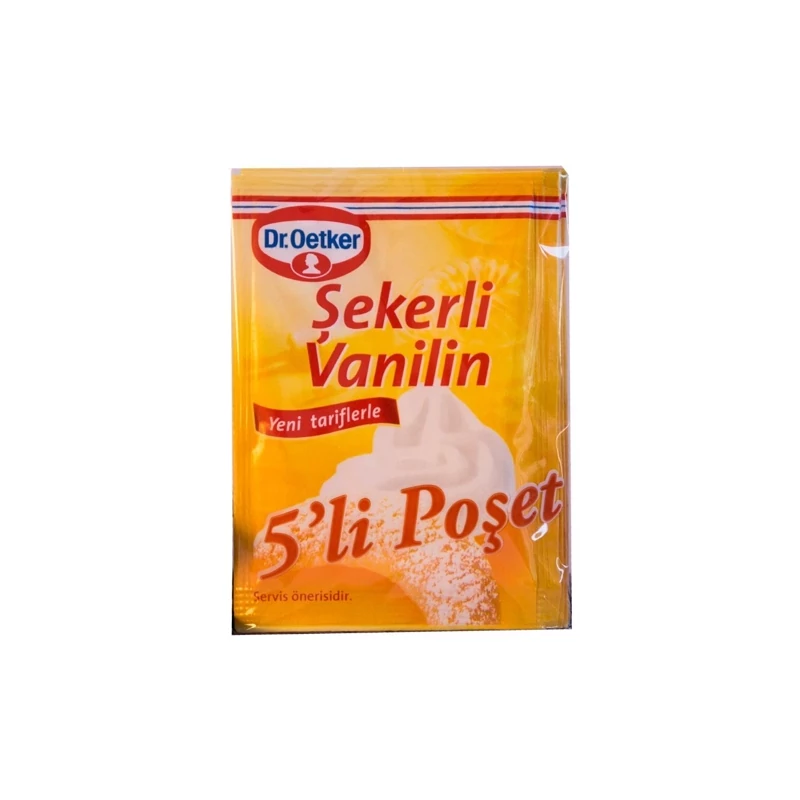 پودر وانیل شکری دکتر اوتکر Dr.Oetker بسته 5 عددی حجم 5 گرمی