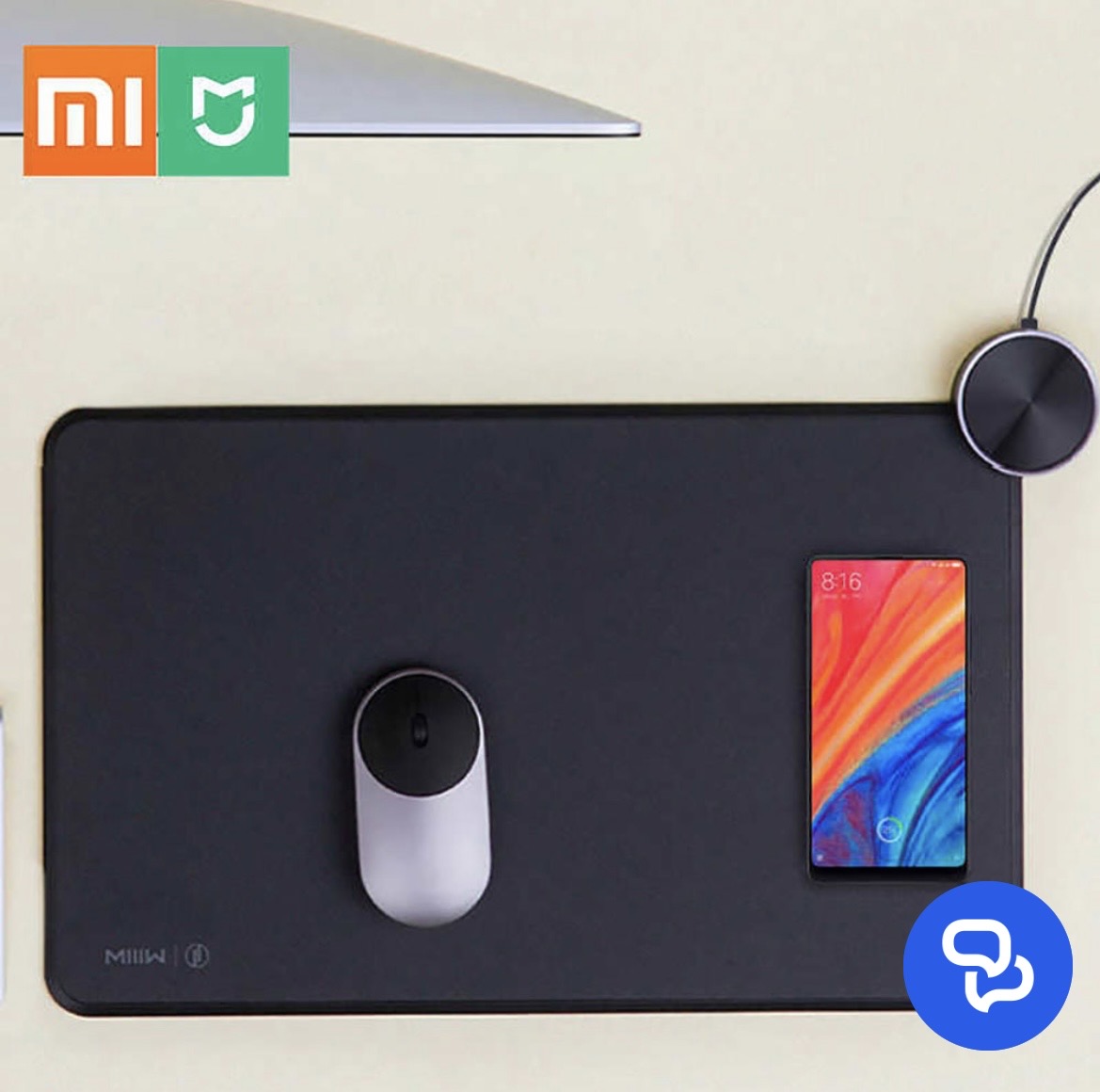 پد ماوس هوشمند شیائومی MIIIW MWSP01 Wireless Charging Mouse Pad