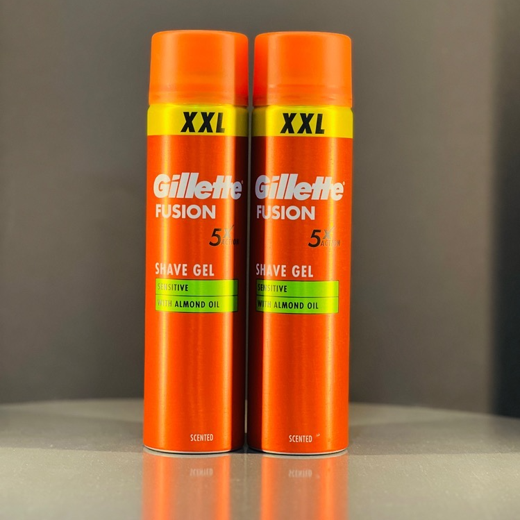  ژل اصلاح مردانه ژیلت (Gillette) سری Fusion مدل Sensitive حجم240میلی لیتر