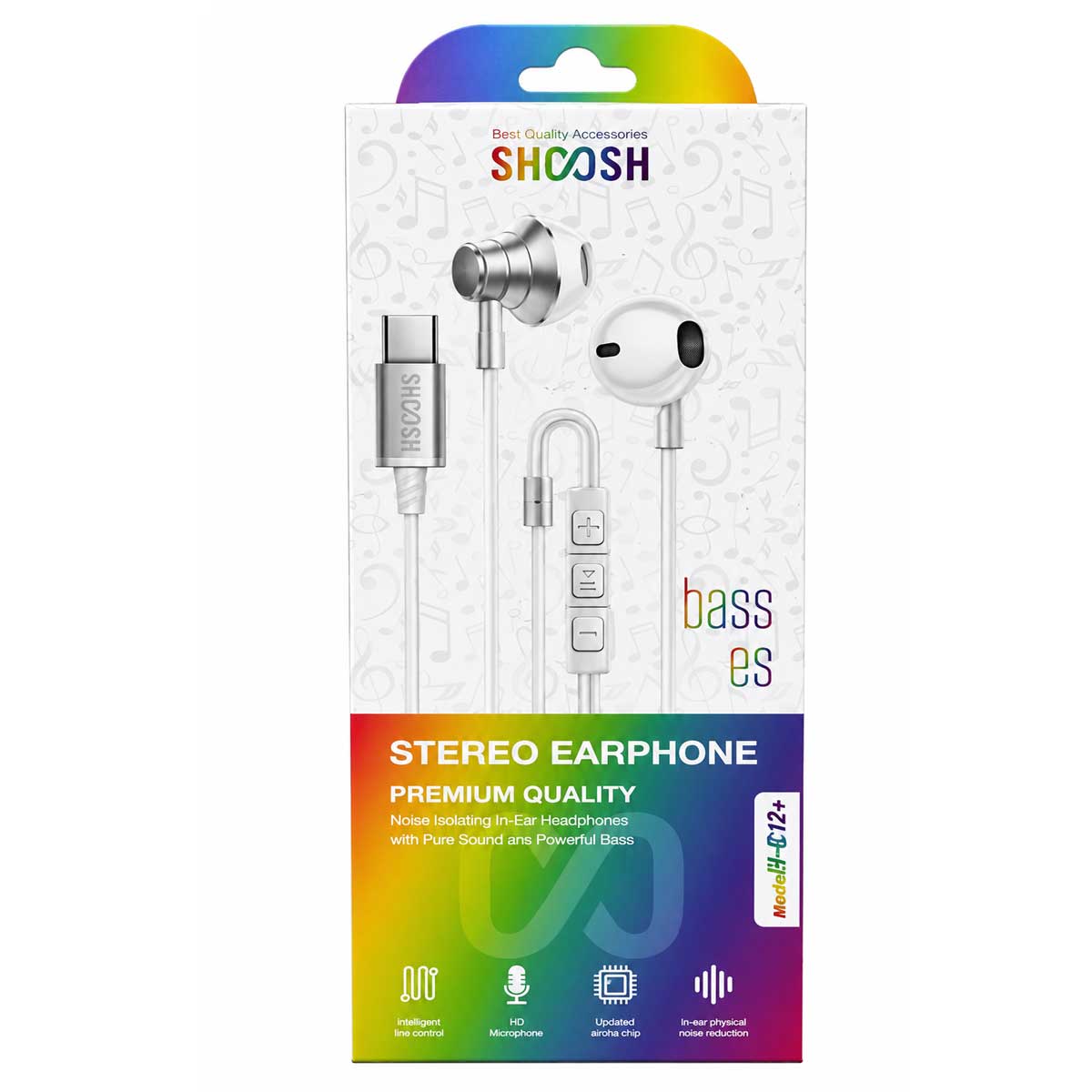 هدفون شوش SHOOSH SH-C12 TYPE C