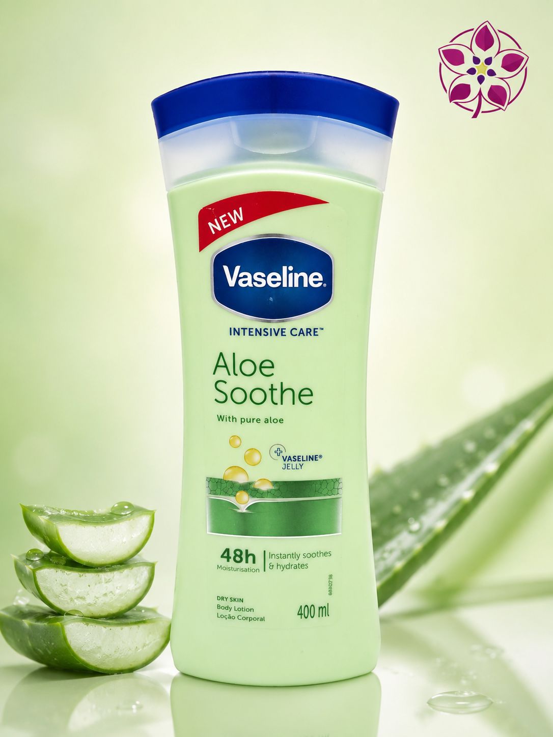 لوسیون بدن وازلین آلوئه ورا (Aloe Soothe)