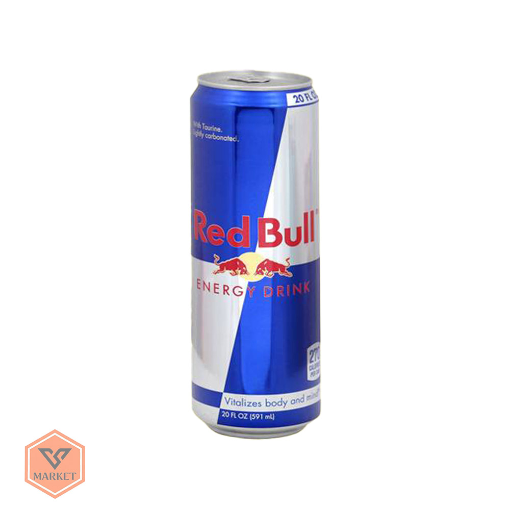 نوشیدنی انرژیزا ردبول اورجینال (Red Bull) – قوطی مگا سایز 591 میلیلیتری (20 oz) (بسته 12 عددی )