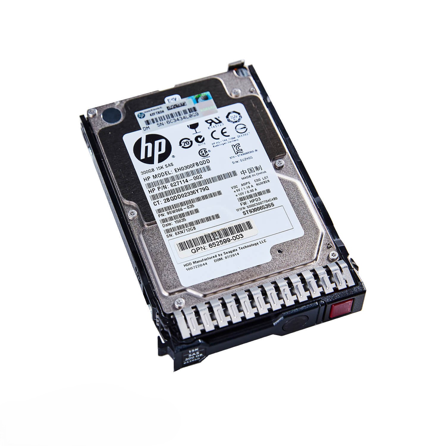 هارد سرور اچ پی HP 300GB 15K 6G SAS