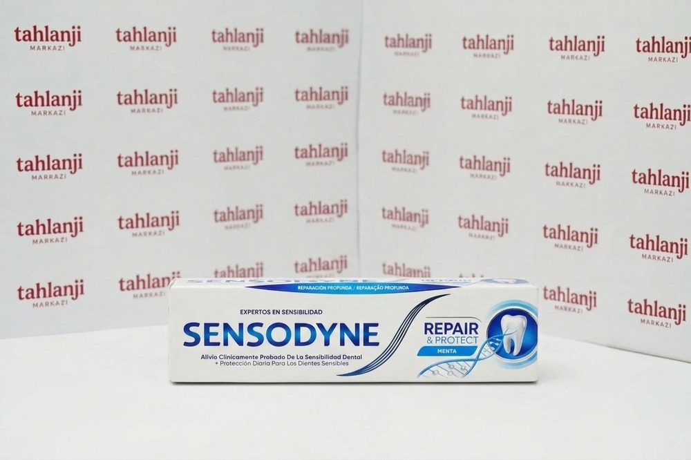 خمیر دندان سنسوداین Sensodyne مدل Repair & Protect Mentaحجم 75 میلیلیتر