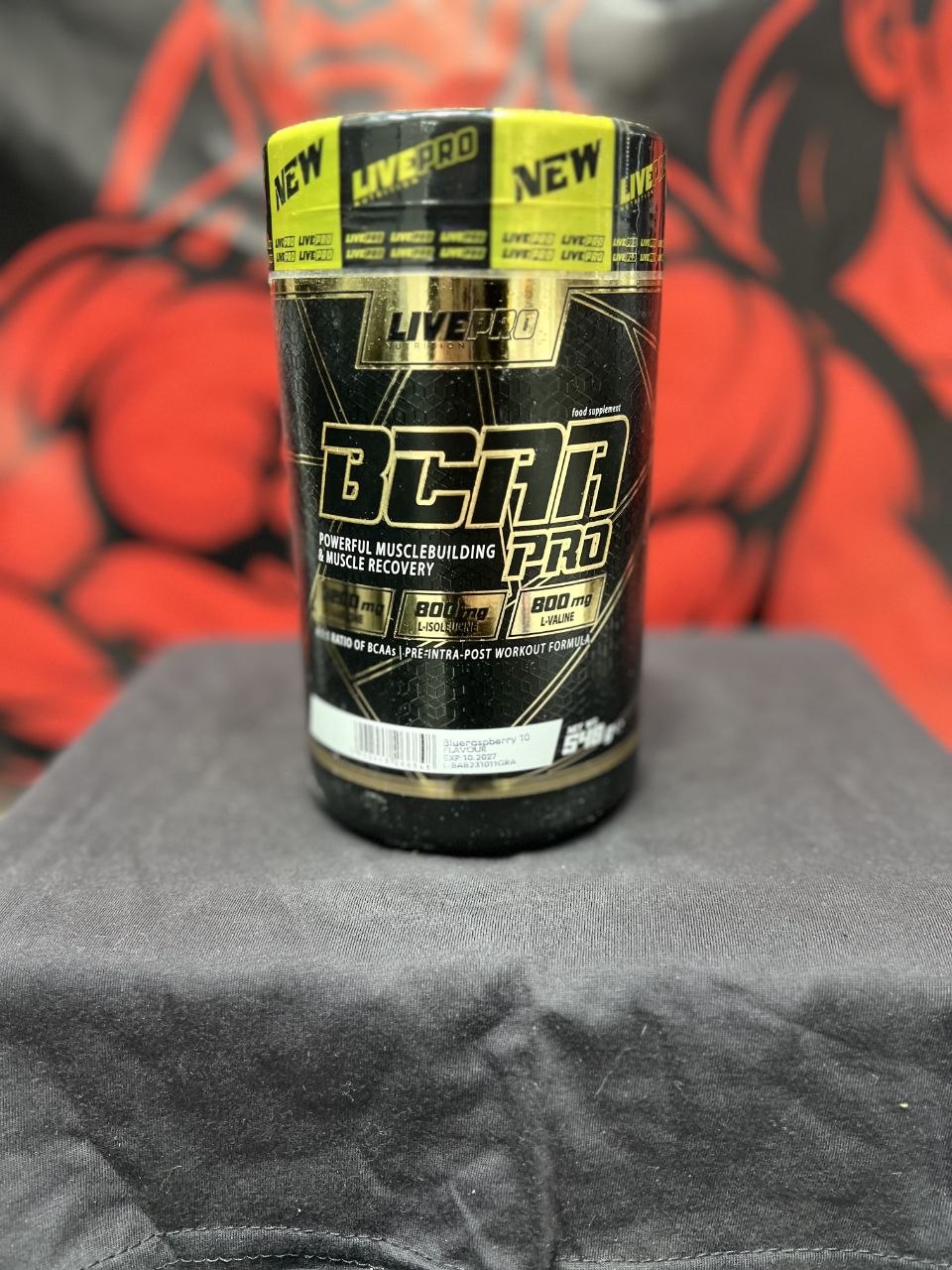 BCAA از برند LIVEPRO به وزن 550 گرمی