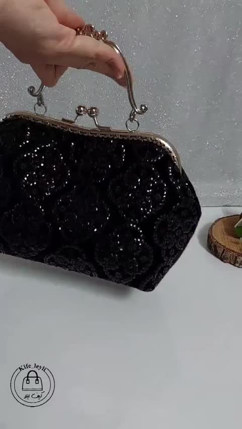 کیف مجلسی ،کیف دستدوز لیلی،کیف مخمل