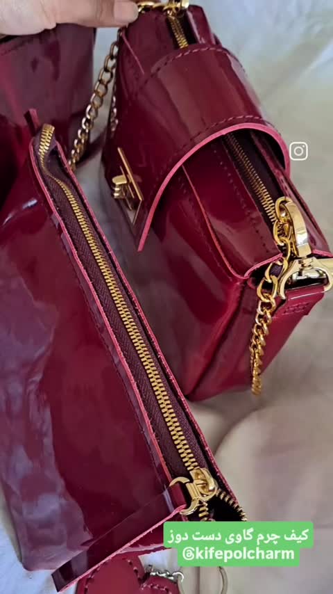 کیف چرم جیگری