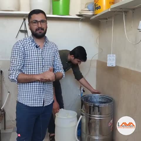 کره گیر 20 لیتری استیل پارس البرز | برقی -قسطی+ارسال رایگان