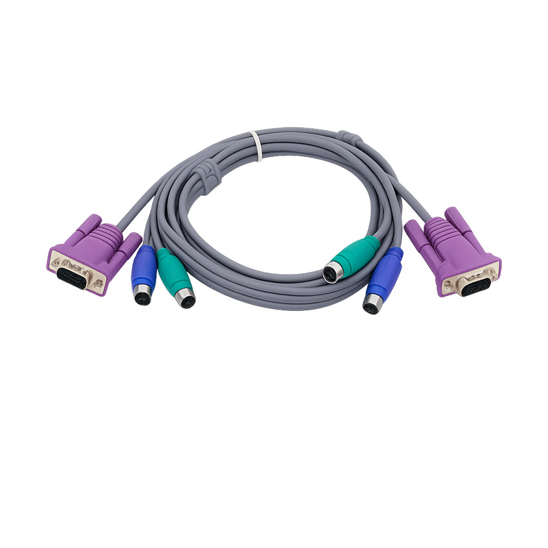 کابل1.5 متری KVM PS2 ضخیم با کیفیت