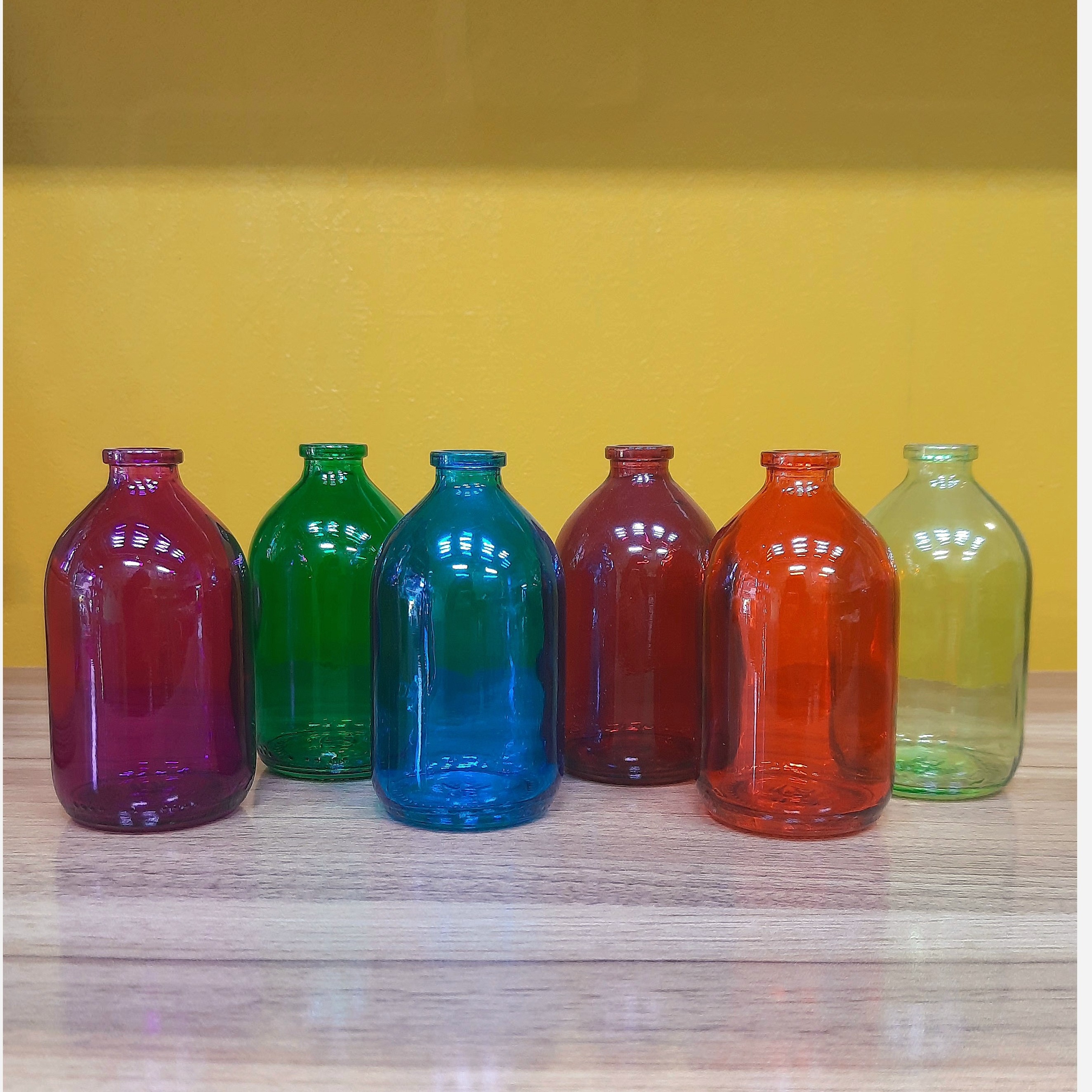 گلدان شیشه ای(پک 6عددی)