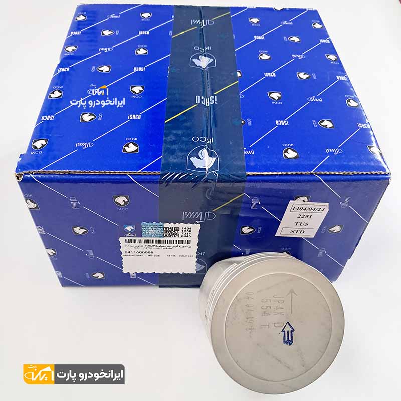 پیستون پژو 206 موتور TU5 سایز استاندارد شرکتی ایساکو