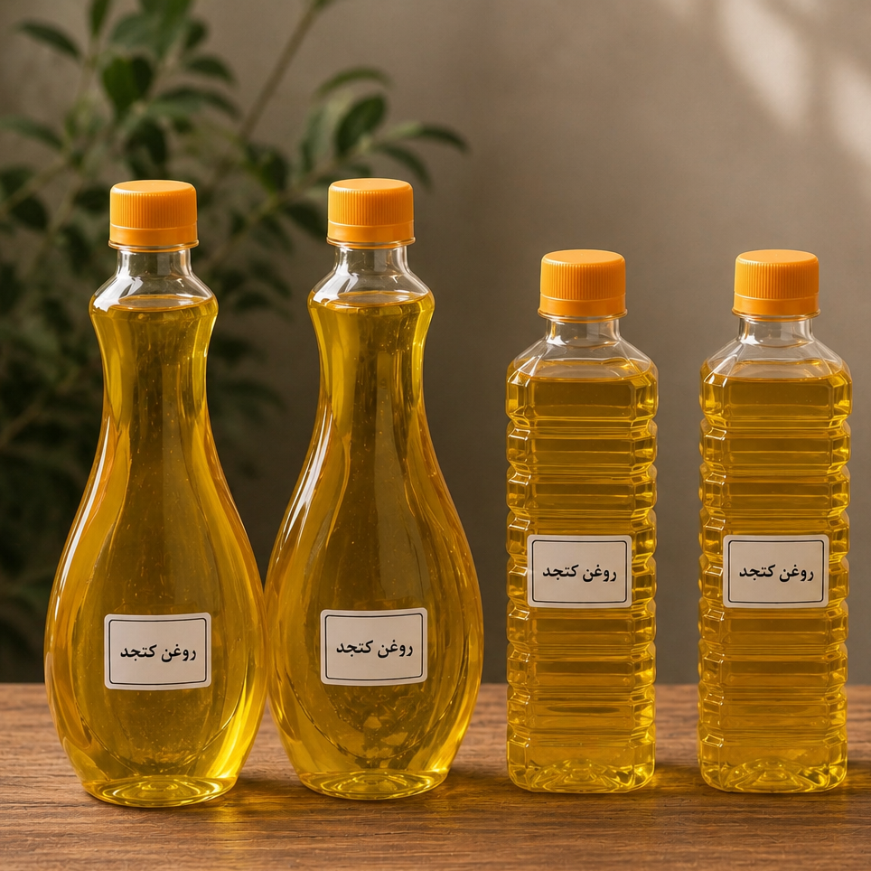 روغن کنجد کاملا طبیعی و فرابکر مهدا