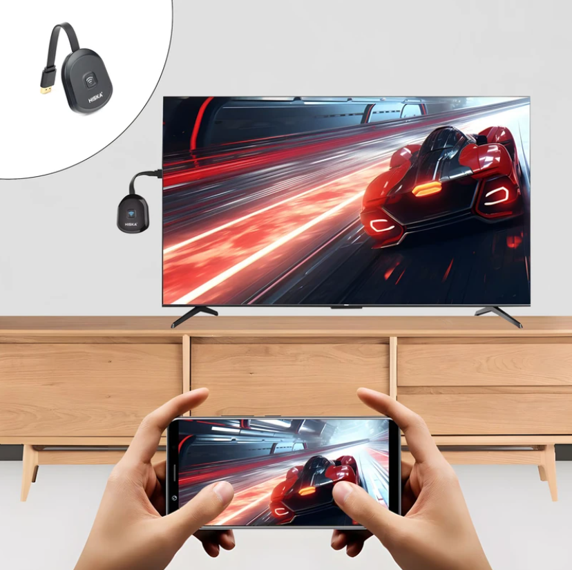 دانگل HDMI هیسکا مدل HR-30 با کیفیت 8K