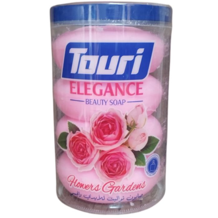 صابون گل رز Touri بسته چهار عددی
