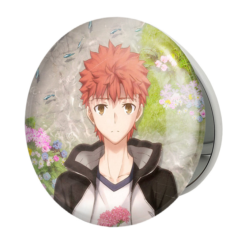 ارسال دیجی کالا آینه جیبی خندالو طرح شیرو انیمه فیت استی نایت Fate Stay Night مدل تاشو کد 22776 ارسال دیجی کالا
