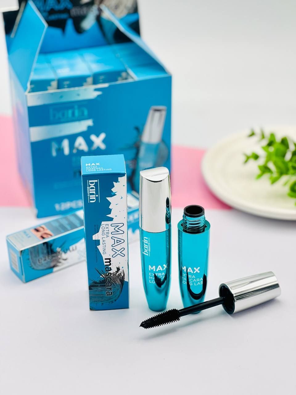 لونا ارایشی 😍ریمل بارین آبی ⚡️فرچه ژله ای ⚡️کیفیت عالی ✨ضد آب