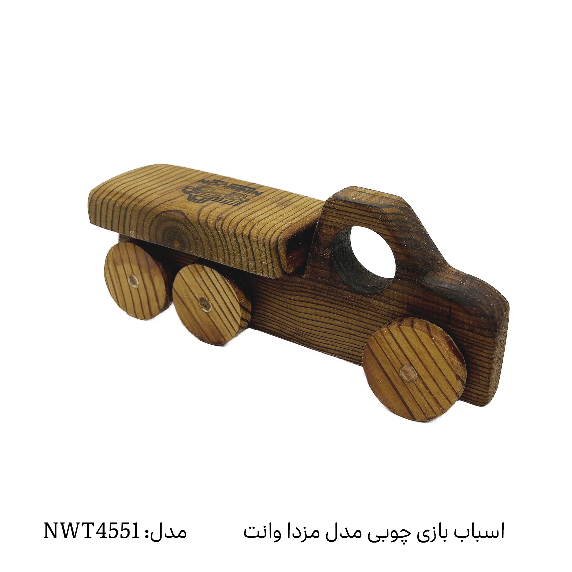 اسباب بازی تمام چوبی مدل مزدا وانت (دست ساز)