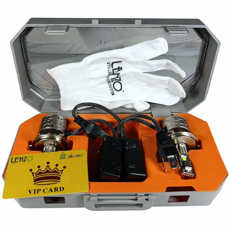 هدلایت لنزو مدل V125 PRO MAX پایه H7 بسته 2 عددی