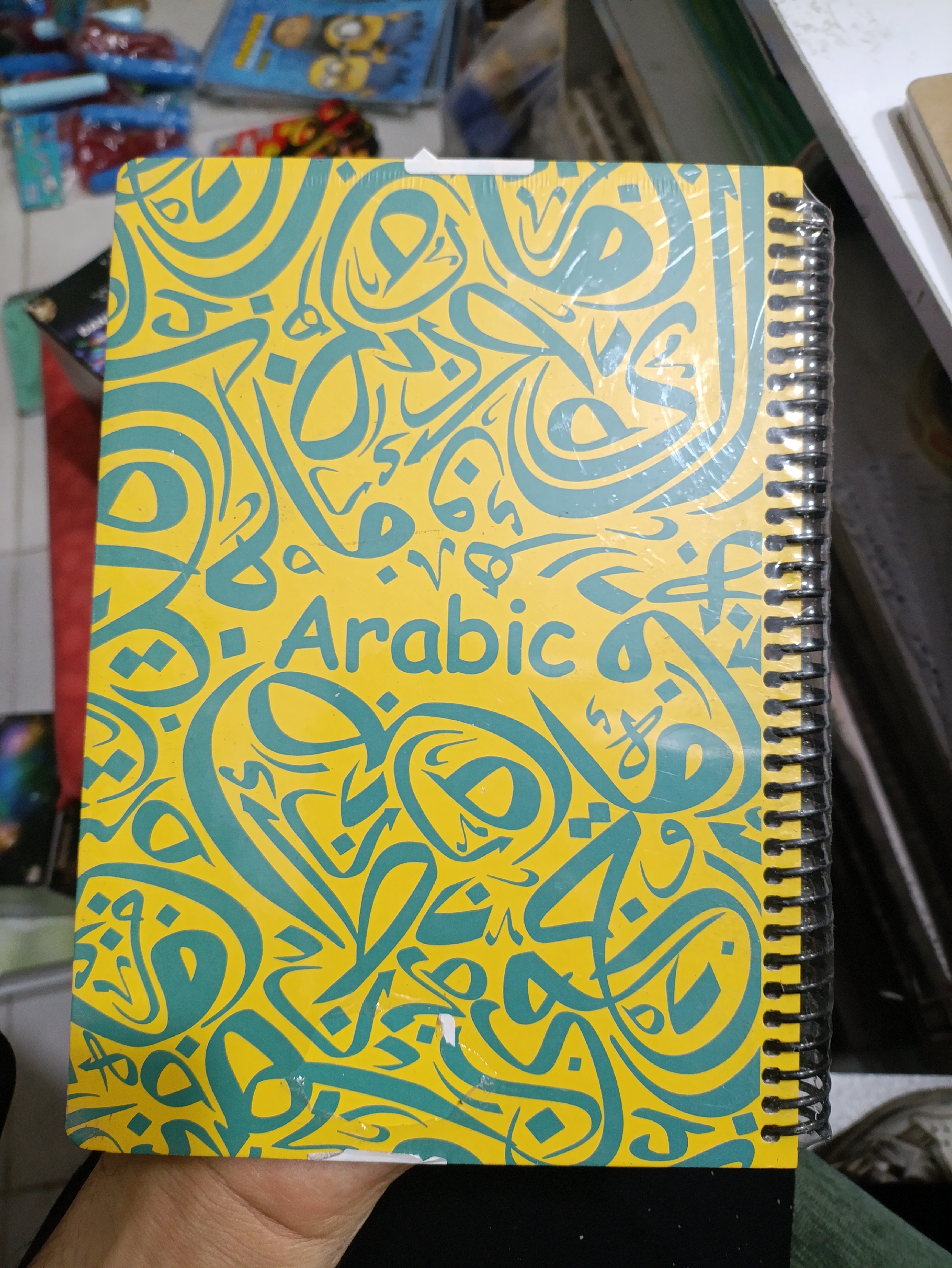 دفتر سیمی 100 برگ طرح Arabic دات نوت