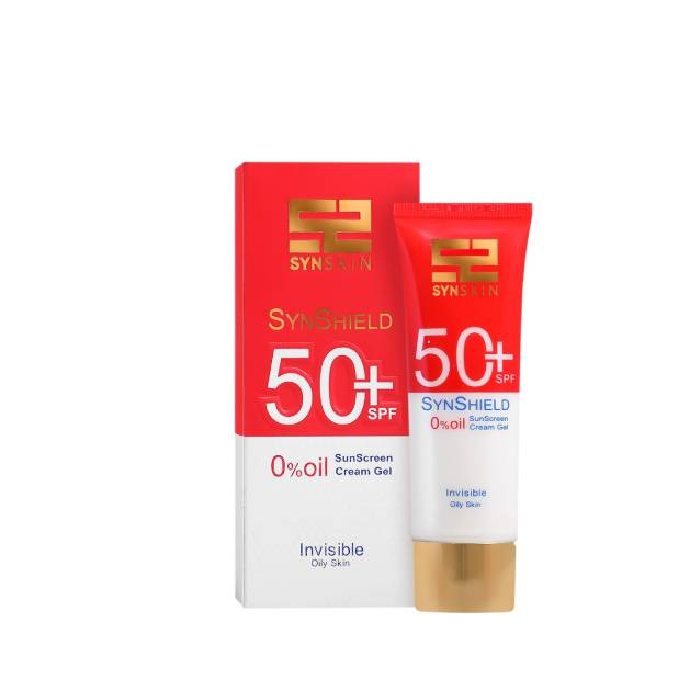 ژل کرم ضد آفتاب ساین اسکین مدل Syn Shield SPF50 مناسب پوست چرب حجم 50 میلیلیتر
