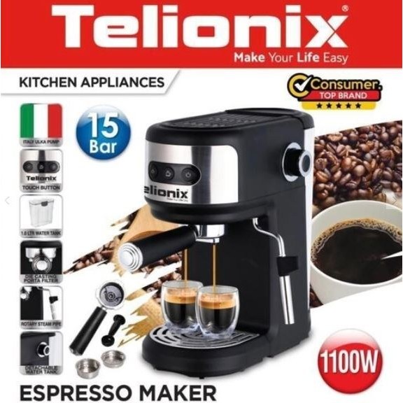 اسپرسوساز Telionix مدل TEM5192