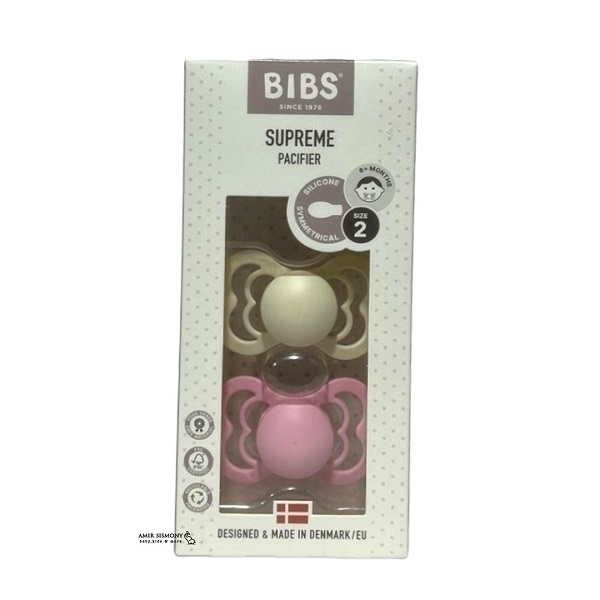 پستانک بیبس بادومی سیلیکونی BIBS سایز 2