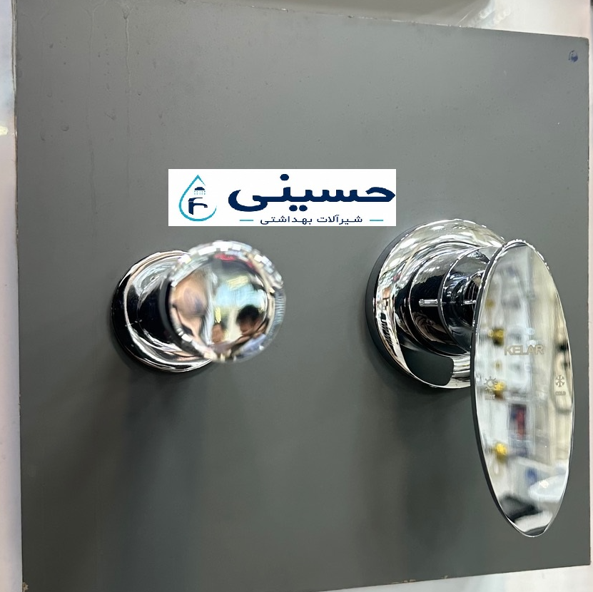 شیر روشویی کلار توکار کرم براق01