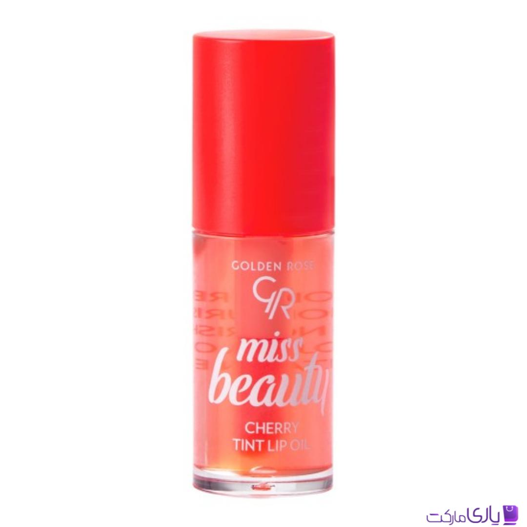 تینت لب روغنی گلدن رز Golden Rose سری Miss Beauty رنگ Cherry شماره 02