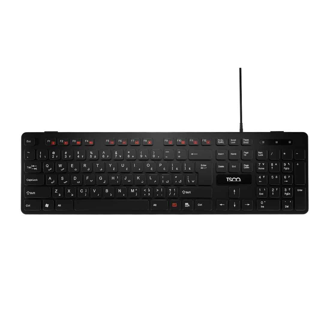 کیبورد با سیم تسکو مدل TSCO TK8045