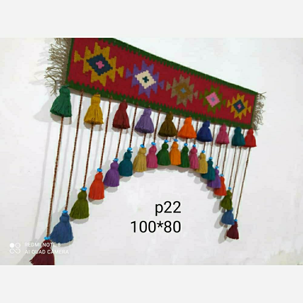 پرده گلیمی با ابعاد 1 متر در ارتفاع 90