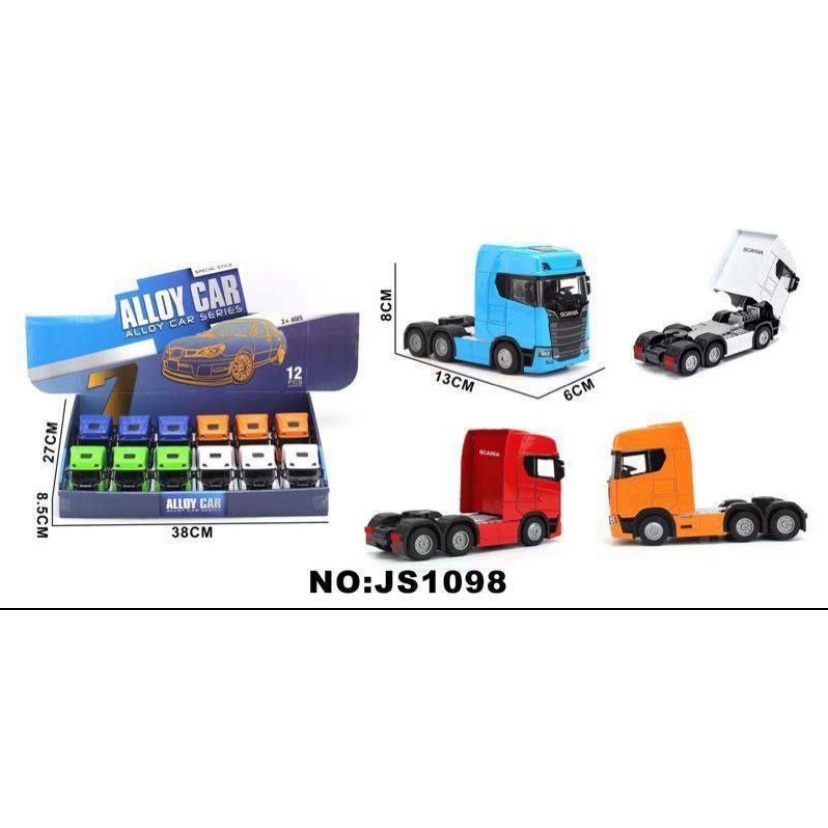 عقبکش فلزی کله اسکانیا دو محور موزیکال چراغدار ایتم 1098