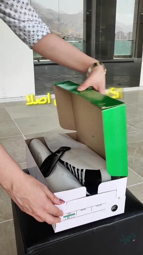 کفش مردانه چرم طبیعی مدل CRV - Black