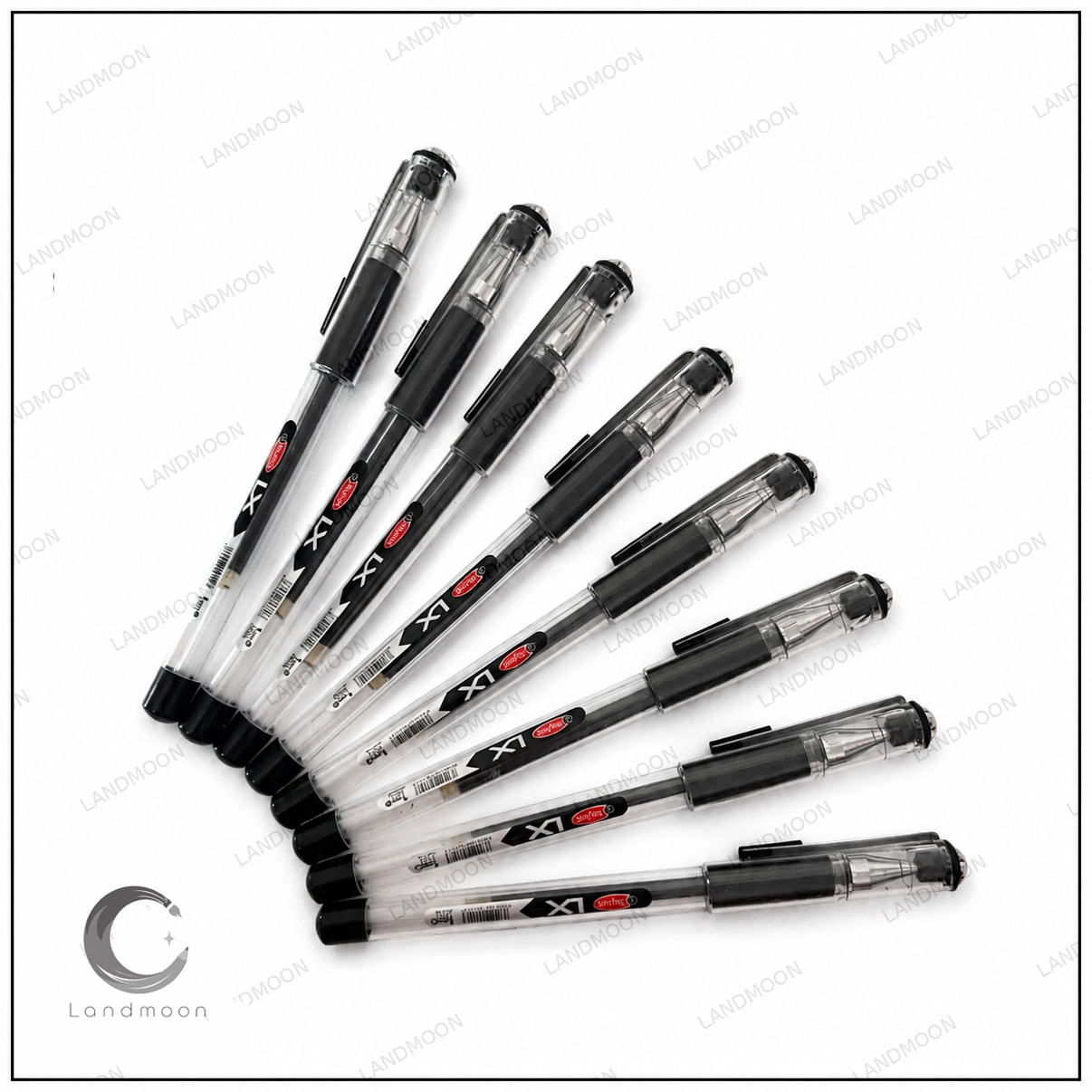 خودکار مشکی استایلیش 1mm مدل LX (ال ایکس)کد KH001 M بسته یک عددی
