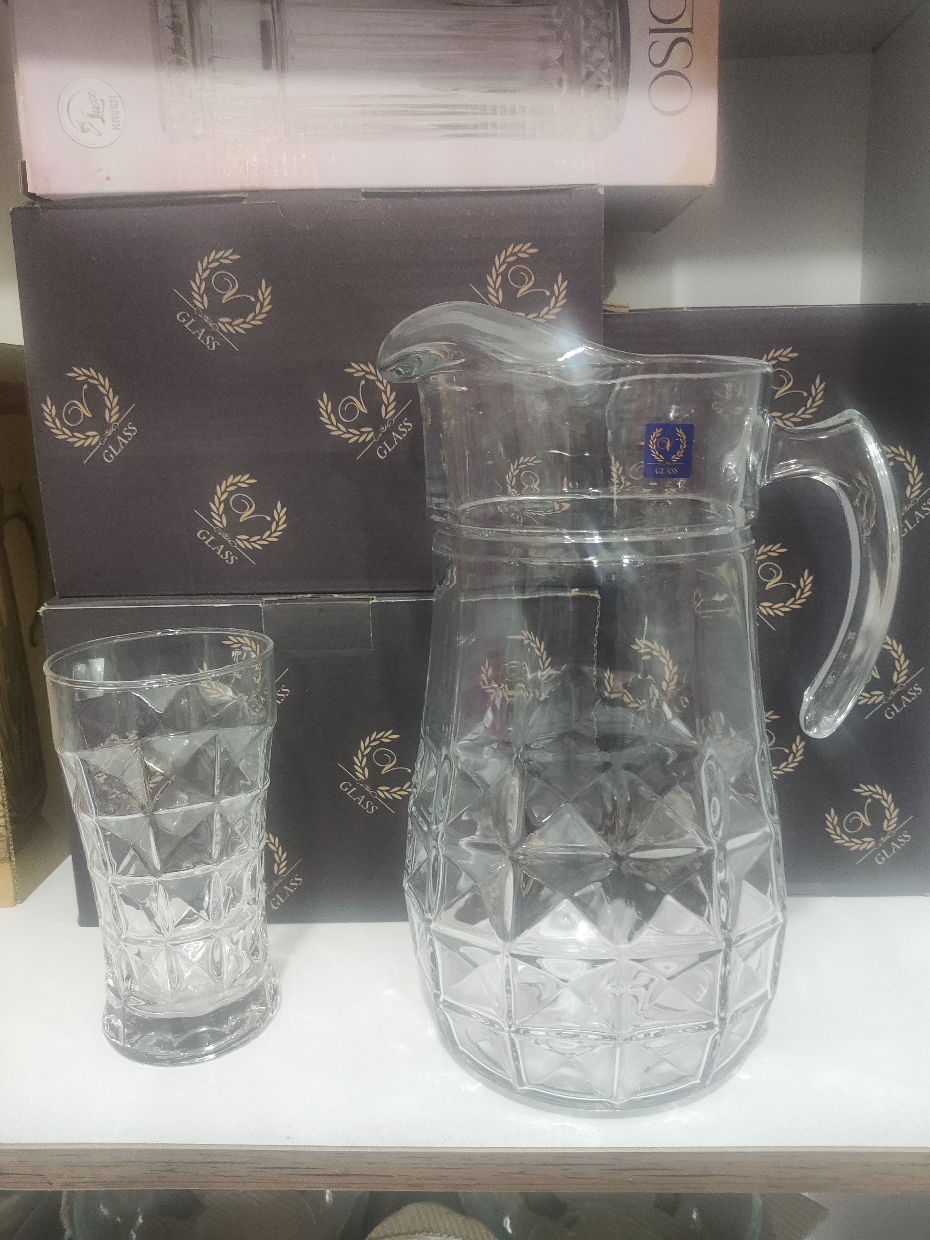 حراج 4 مدل پارچه و لیوان شرکت نوری تازه